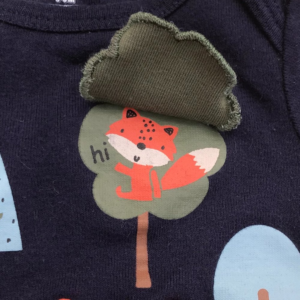 5 Gerber Onesie Fox Shirt Set Target - Picture 4 of 11